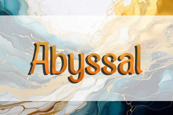 Abyssal: A Display Font That Anchors Editorial Mood