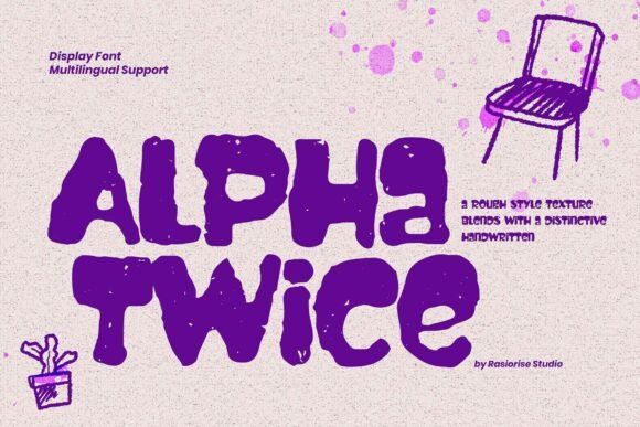 Alpha Twice: A Display Font That Commands Attention