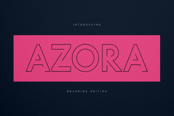 Azora Branding Edition: A Bold Display Font That Earns Its Space