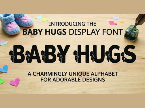 Baby Hugs: A Playful Display Font with Editorial Heart