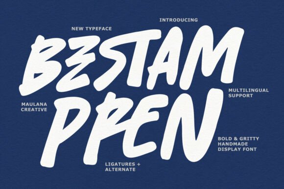 Bestam Pren: A Bold Display Font That Anchors Real Web Projects