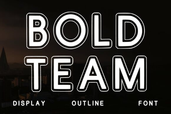 Bold Team: A Display Font That Makes Your Handmade Goods Stand Out
