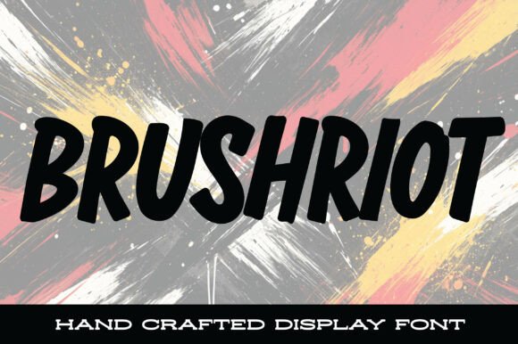 Brushriot: A Bold Display Font That Builds Brand Trust