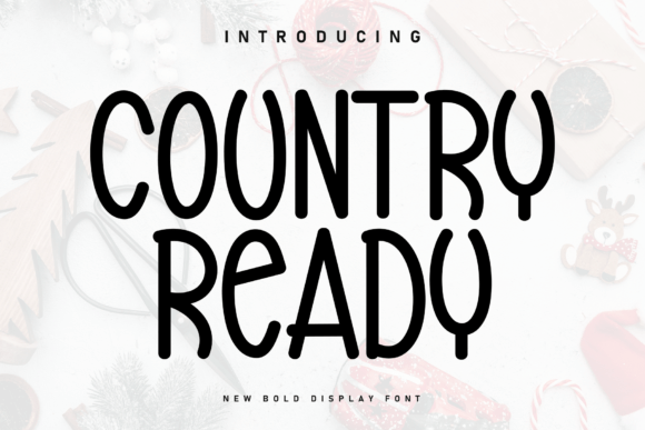 Country Ready: A Sweet Handwritten Display Font for Digital Brands