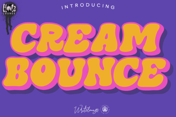Cream Bounce: A Display Font That Grabs Attention—Not Just Scrolling Eyes