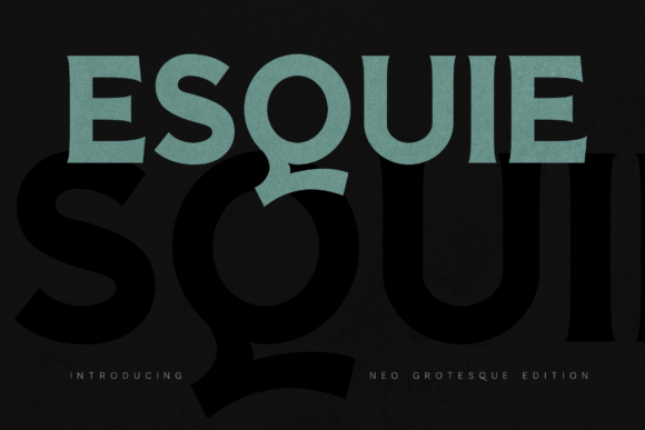 Esquie Neo Grotesque: A Confident Display Typeface for Digital Brands