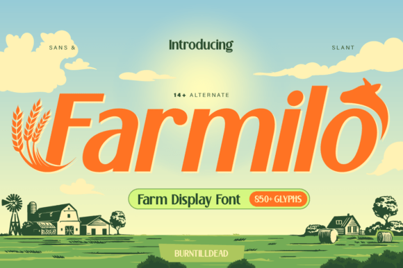 Farmilo: A Friendly Display Font for Small Business Branding