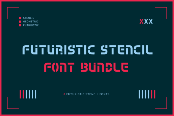 Futuristic Stencil: A Display Font That Feels Like Tomorrow, Thoughtfully Designed
