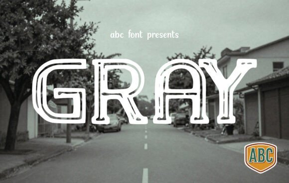 Gray Font: The Urban Display Typeface That Stops Scrolling