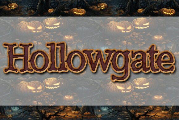 Hollowgate: A Display Font That Elevates Digital Branding