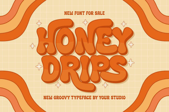 Honey Drips: A Retro Serif Font That Builds Brand Trust