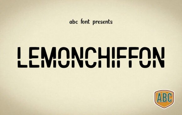 Lemonchiffon: A Display Font with Quiet Confidence