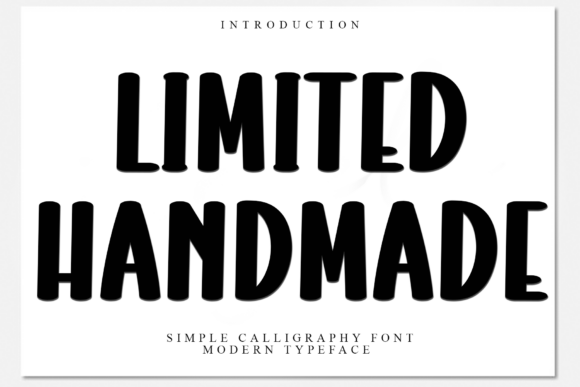 Limited Handmade: A Display Font That Makes Your Brand Feel Human