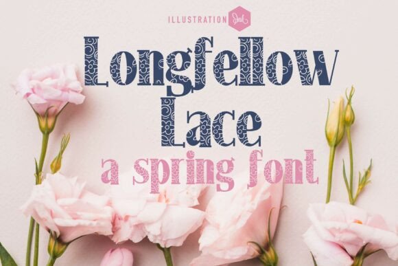 Longfellow Lace Family: A Display Font with Vintage-Luxe Poise
