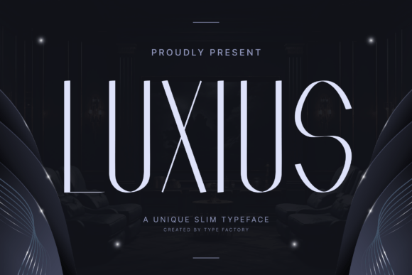 Luxius: A Premium Display Typeface for Elegant Craft Projects