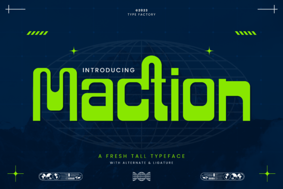 Maction: A Bold, Confident Display Font