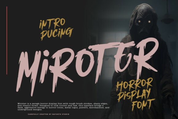 Miroter: A Bold Display Font That Gives Your Brand Instant Personality
