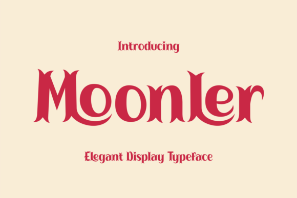 Moonler: A Display Font That Elevates Real Small Business Branding
