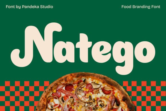 Natego: A Playful Display Font for Editorial Warmth