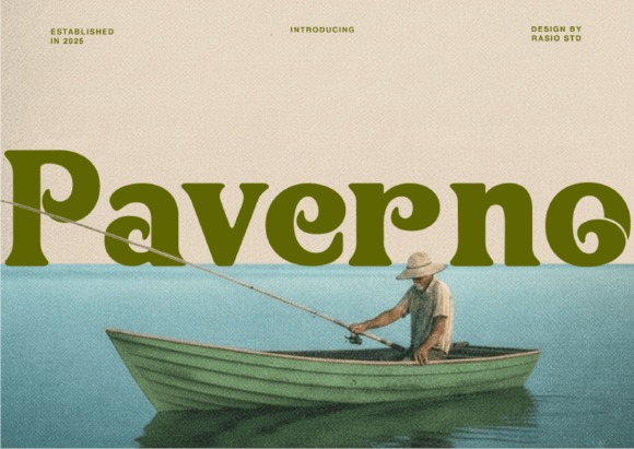 Paverno: A Display Typeface That Commands Attention