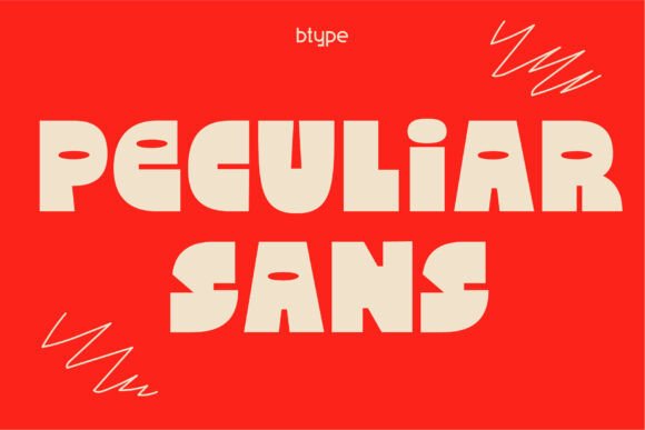 Peculiar Sans: A Bold, Friendly Display Font for Digital Brands