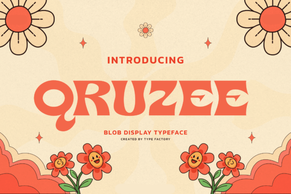 Qruzee: A Bold Retro Display Font for Scroll-Stopping Marketing