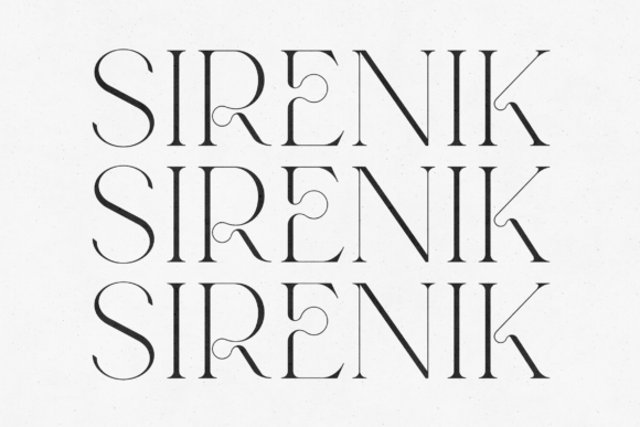 Sirenik: A Display Font That Strengthens Your Brand Identity