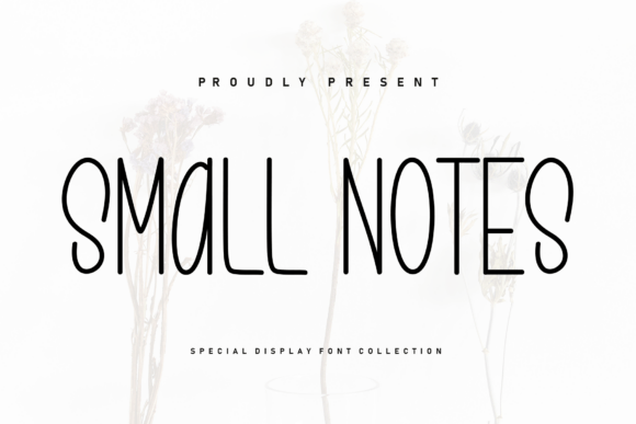 Small Notes: A Handwritten Display Font That Feels Human