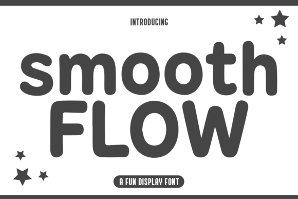Smooth Flow Typeface: Friendly Clarity for Your Brand