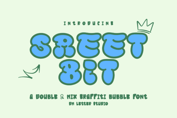 Streetbit: A Playful Graffiti Display Font for Bold Brand Identities