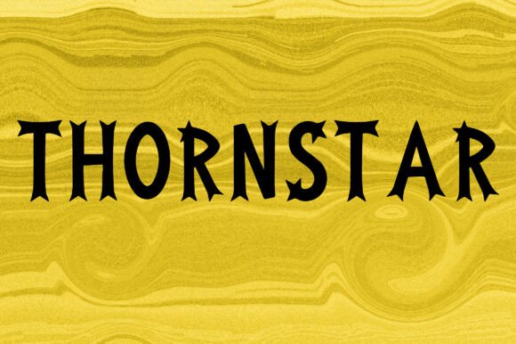 Thornstar: A Mystical Display Font for Digital Branding