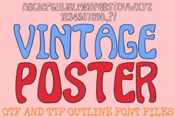 Vintage Poster: A Display Font with Soul