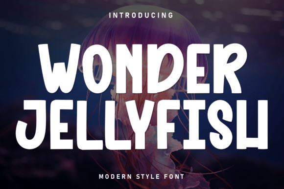 Wonder Jellyfish: A Display Font That Makes Your Headlines Smile